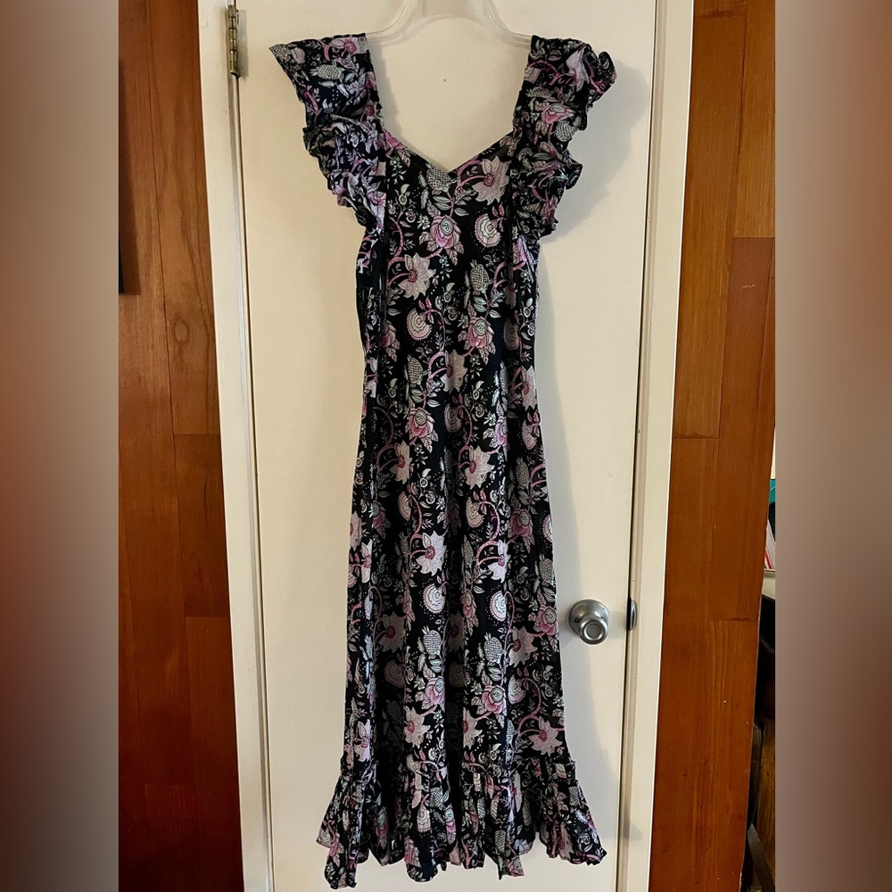 Mille Resort & Travel Klara Floral Dress in Tropical Night - Picture 3 of 7